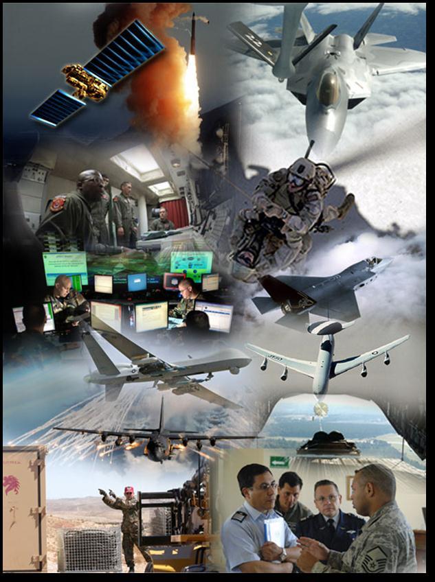 AF 2023 Provide the Nation with Global Vigilance, Global Reach, and Global Power With innovative Airmen who are highly trained, well-equipped and always ready Respond in hours not days Fly, fight &
