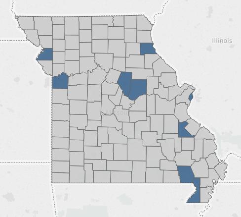 Missouri has 533 beds statewide that are for community-based services for people on supervision Community Supervision Centers Statewide Capacity: 360 beds Six 60-bed facilities across the state.