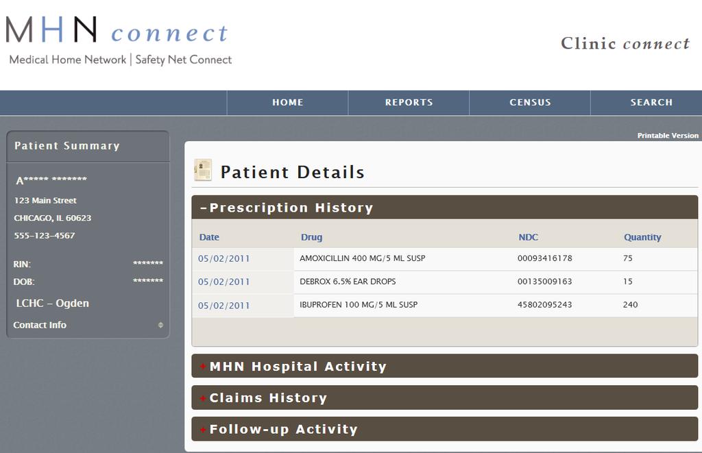 Clinic Connect: Patient