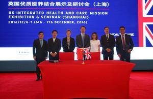 Implications for the regions: UK -- Healthcare UK British organisations signed deals worth more than 250 million during the largest ever healthcare trade mission to China.