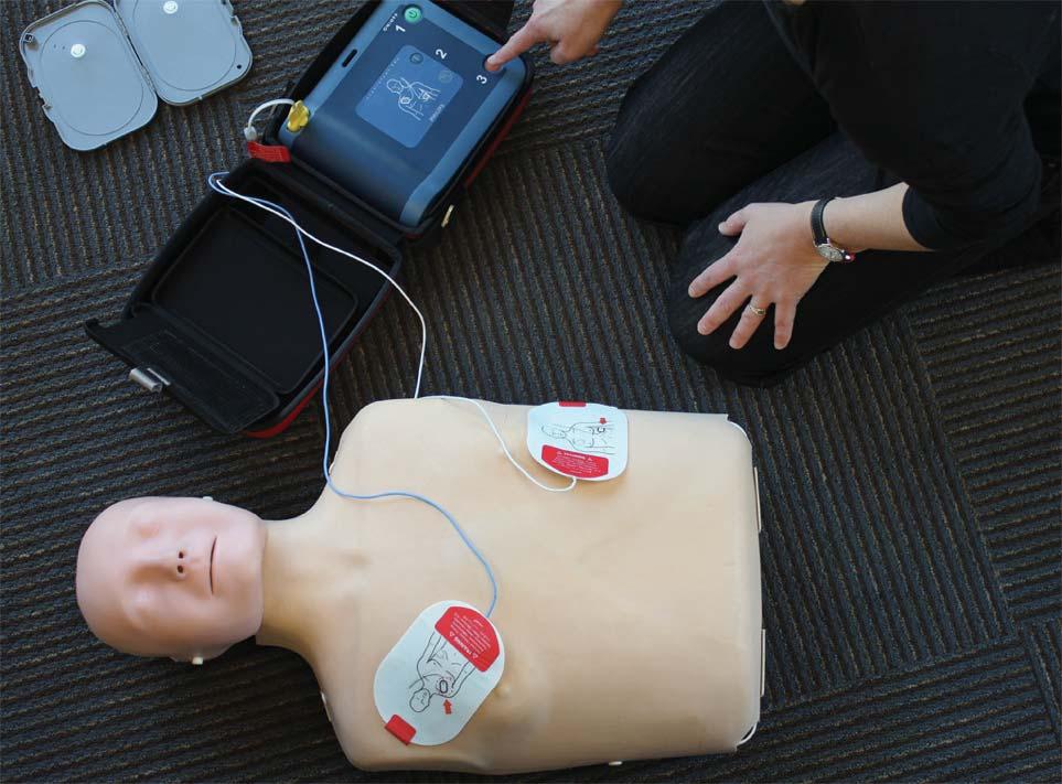 AEDs include such places as the airports, health clubs, jails, community centers, senior centers, shopping malls, office buildings, and ferryboats.