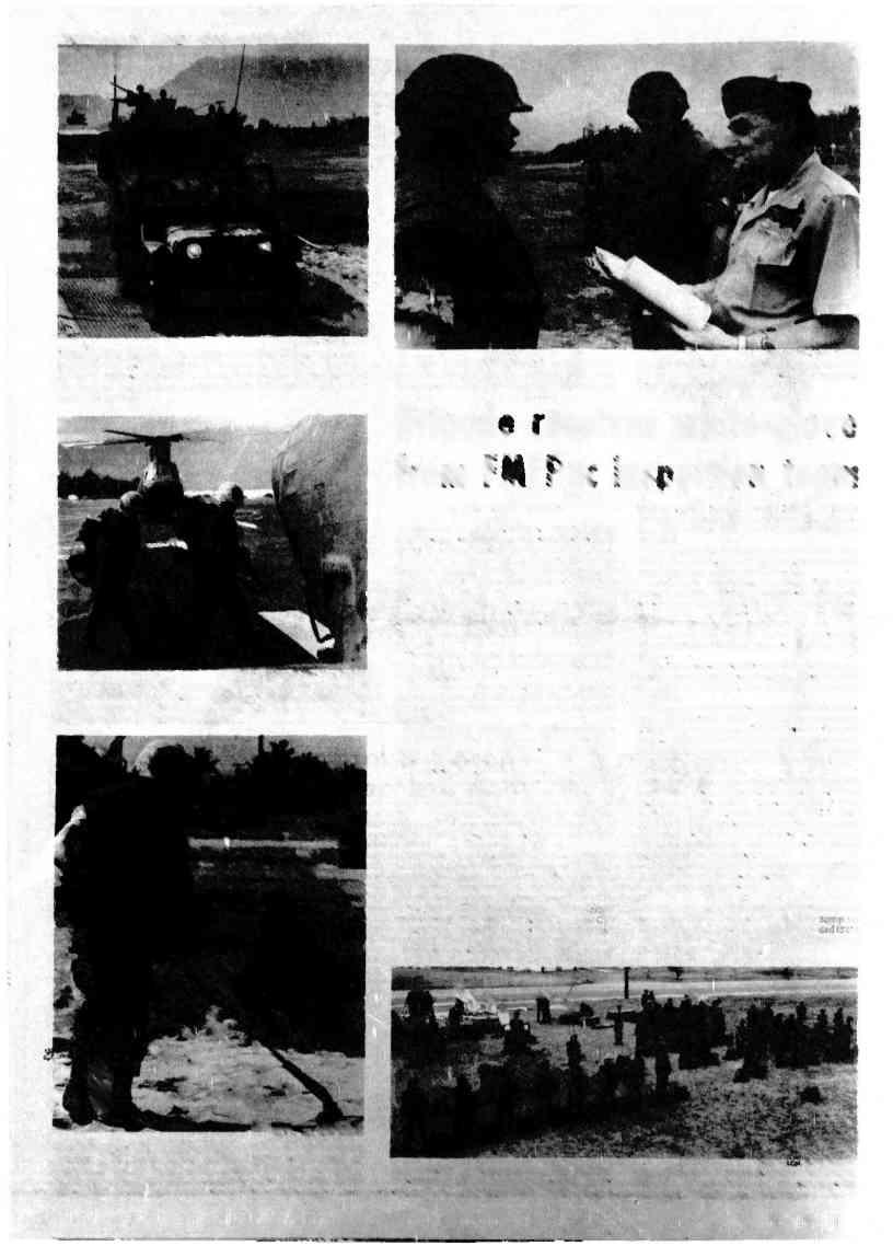 Page 4, Hawaii Marine, December 7,1979 Photo by SSpt Von, Bred FABRICATED ROAD - The leadieep of a tactical motor convoy crosses a fabricated road laid by members of Company A, 3d Combat Engineers,