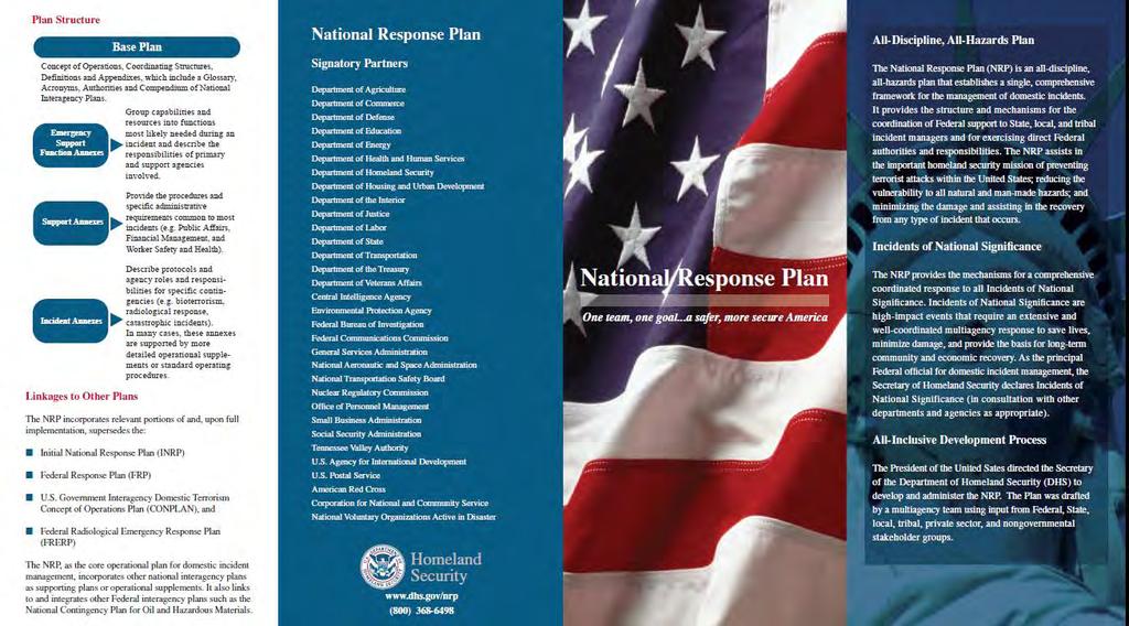 National Response System (NRS)
