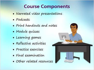 1.5 Components MARK: Jill, I assume that there are other learning resources in addition to these presentations done by you and me. JILL: Yes there are, Mark.