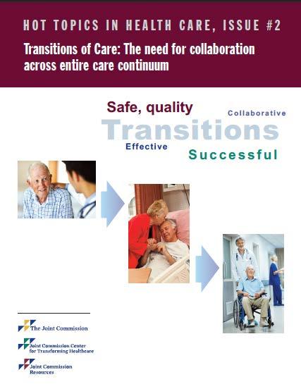 ICM TOC Aligns with The Joint Commission 7 Foundations For Safe Transitions 1. Patient/family action/ engagement 2. Early identification for at risk patients 3. Transitions planning 4.