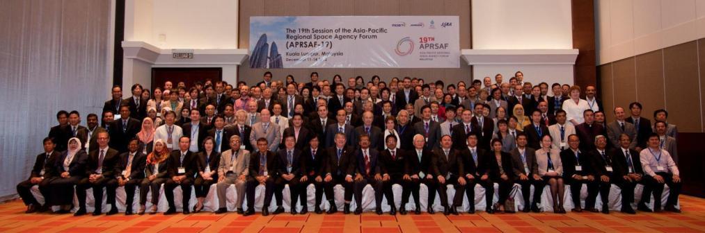 APRSAF-19: in Malaysia Approximately 380 participants from 33 countries 14