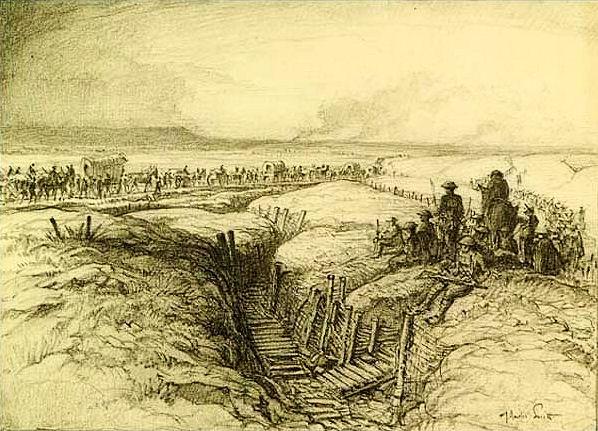 An AEF Battlefield Guide By Michael E. Hanlon, Editor/Publisher American Soldiers Flooding into the St. Mihiel Salient, Depicted in Beyond Seicheprey, by Capt. J.
