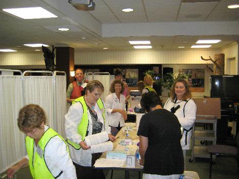 5 In July of 2008, five Riverside employees attended a course at the Center for Domestic Preparedness in Anniston, Alabama.