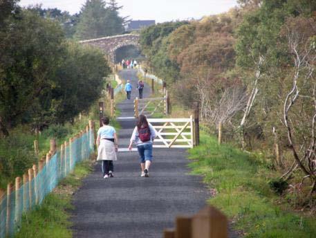 Slí na Slainte Community walks / Trails Woodland Mountain / High Level Walks Some of the most recent developments include the establishment of a total of twenty three National Loop Walks and the