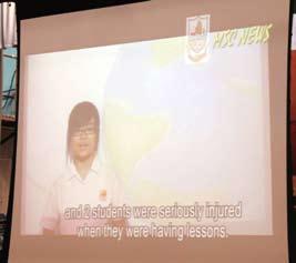 Form 3 - One-minute Video Competition Form 3 students produced a one-minute video to introduce certain topics in geography and chemistry subjects in a lively manner.