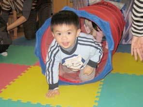 The playgroup programme is designed to develop toddlers