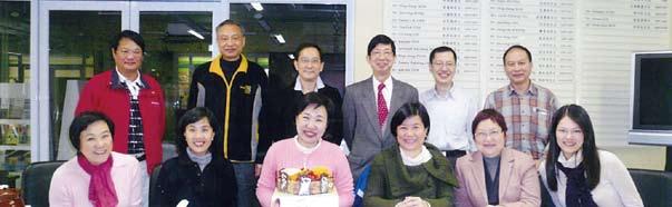 Manual WOO (Class 1948) 14 th March 2009 Birthday of Ms. WONG Lei Lei (Council Chairman) From left (Back): Mr. YU Yan Tack (Hon. Secretary), Mr. TSIN Yan Pui (Councillor), Mr.
