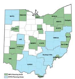 3.0 MPO AND RTPO COLLABORATION ODOT relies on Ohio s Metropolitan Planning Organizations (MPOs) and Regional Transportation Planning Organizations (RTPOs) to assist in the public involvement process