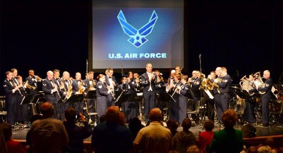 All USAF Band of Mid-America concerts must be free and open to the public. These concerts are presented as a public service to the community FREE OF CHARGE.