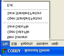 CHAPTER 2 OPERATING COBRA 2.1 INITIATING COBRA To initiate the COBRA program, either find and select the COBRA program on the Windows Start menu, or double-click on the COBRA icon. 2.2 MAIN MENU The main menu is the starting point for using the COBRA program.