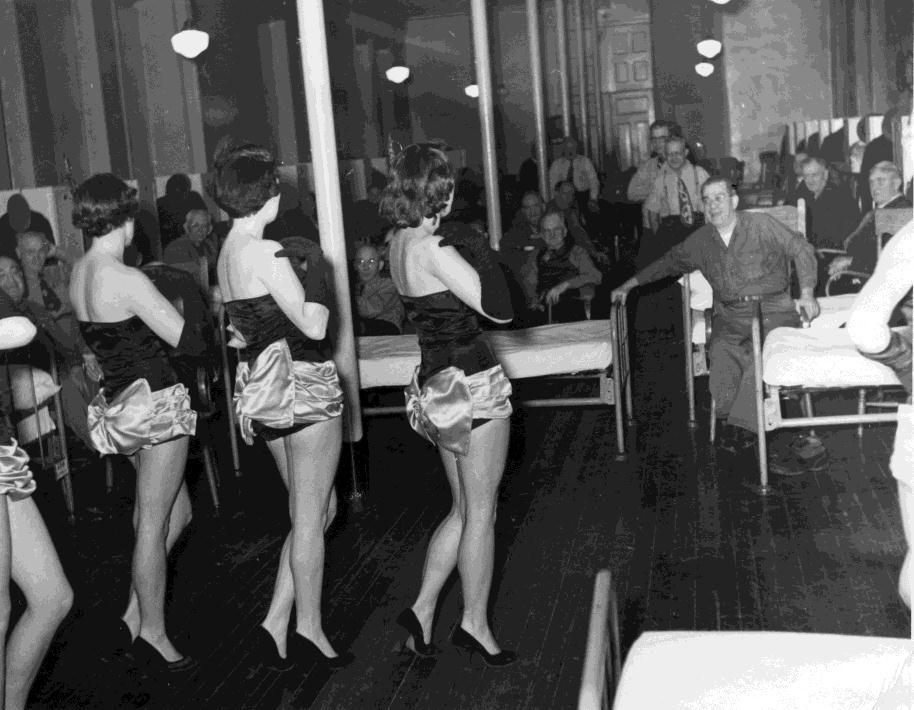 In the 1950s the Veterans Club did a variety show that toured