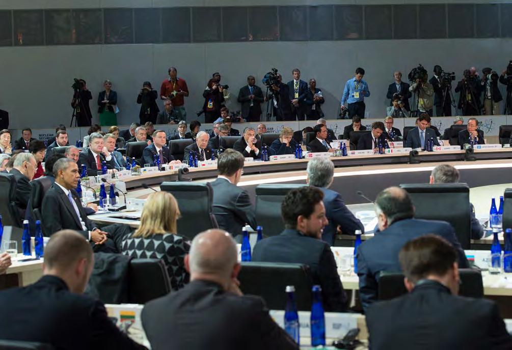 Eskinder Debebe/UN World leaders gather on April 1, 2016, for the opening session of the 2016 Nuclear Security Summit hosted by the United States in Washington, D.C.