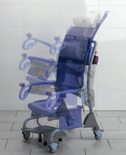 Height-adjustability Self-adjusting leg-rests Ergonomic manoeuvring BENEFITS FOR COMFORT, SAFETY AND MOBILITY Unique, adjustable swing away leg-rests self-adjusts in an optimum balanced position for