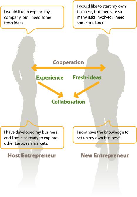 6 Benefits of New and Host Entrepreneurs Benefits for Host Entrepreneurs Access new skills and innovative knowledge Work with a young fresh mind contributing new ideas Gain knowledge and intelligence
