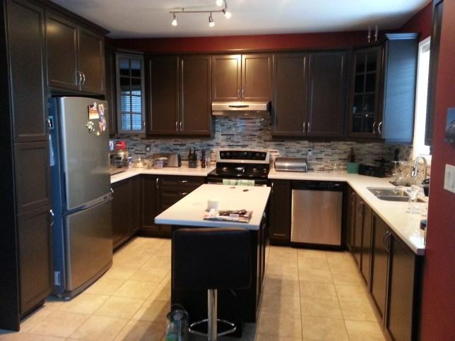As an added bonus, when re-using your existing cabinets, it is also saving the landfill sites from hundreds of kitchens being thrown out each year. Please call 705.791.
