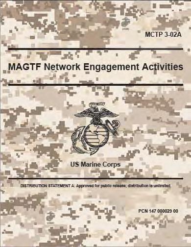 pdf MCTP 3-02A MAGTF Network Engagement - signed and published in July 2017, this document provides the doctrinal foundation