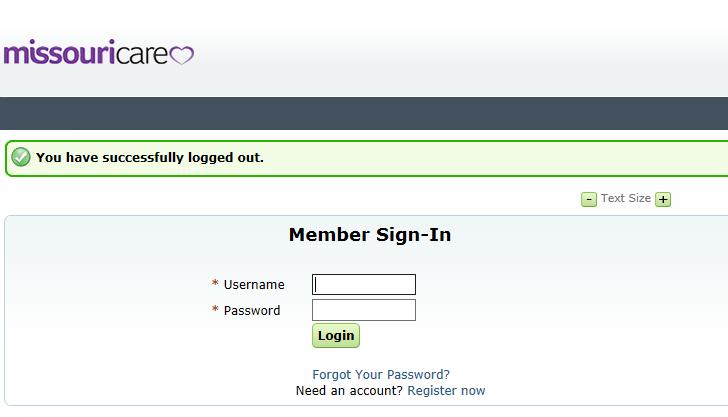 Member Panel Reports Use your previously set up Username and Password.