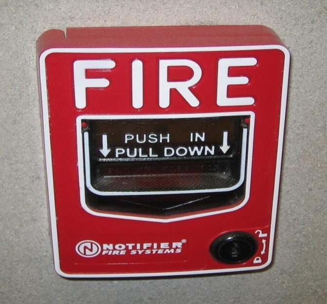 Manual Fire Alarm Pull Station Please identify where the exits and FIRE pull stations are at the building and