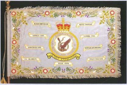 To mark the 25th anniversary of the Royal Air Force on I st April, 1943, His Majesty King George VI has awarded the Standard to each of the operational s' l uadrons formed before I st April, 1918.
