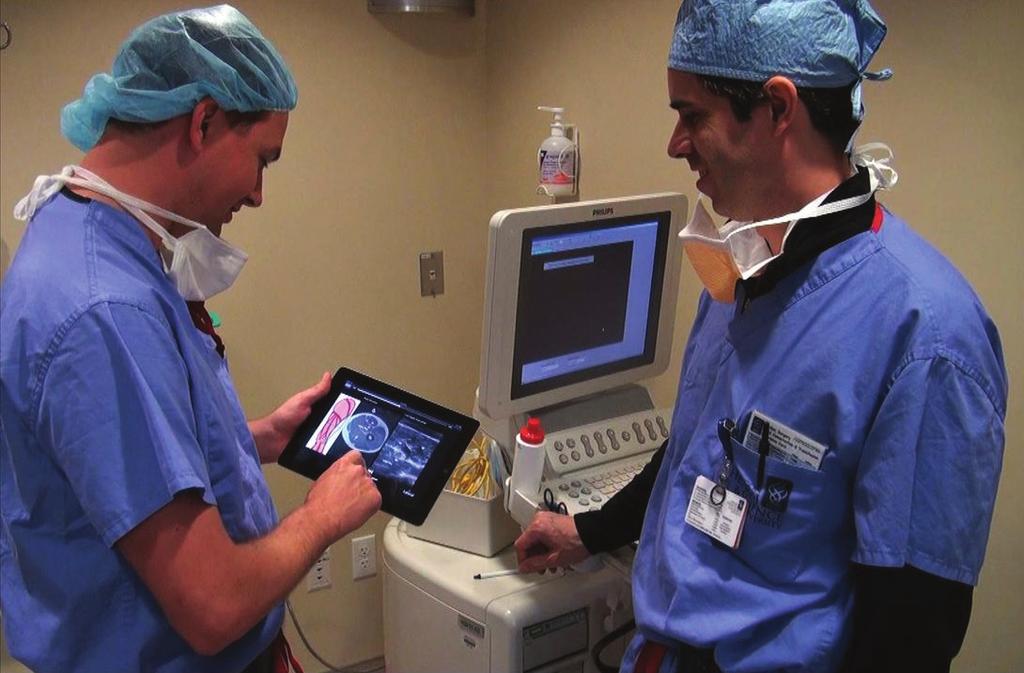Using an ibook as an interactive tool to improve ultrasound technique.