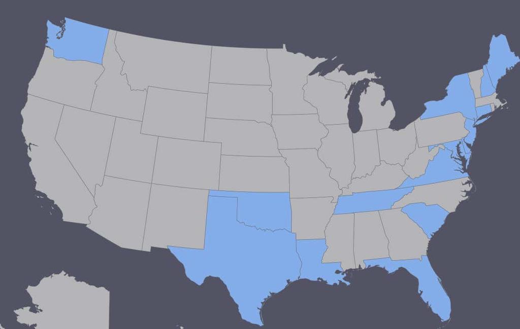 13 Comparable States Surveyed Delaware Florida Louisiana Maine Maryland New Hampshire New York