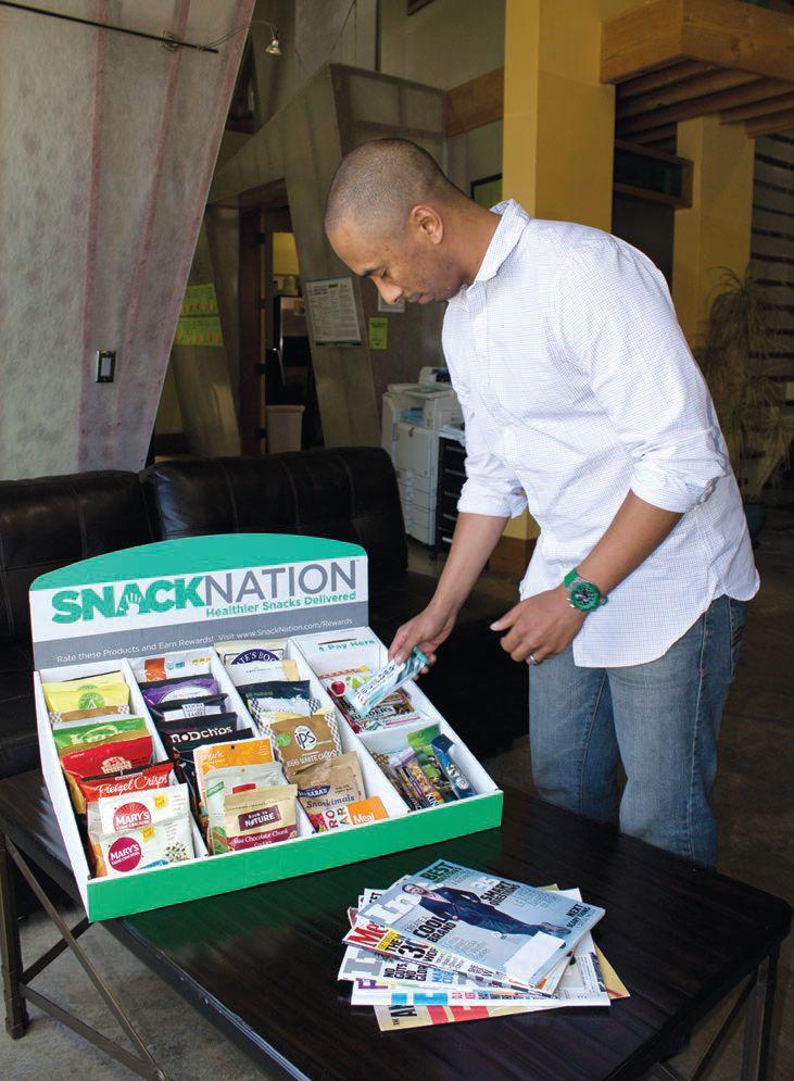 accessible through outlets like SnackNation (a delivery service), vending machines and micromarkets for corporate settings.