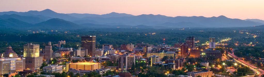 Asheville, North Carolina City Population 92,000 / Daytime + 50% (Buncombe County