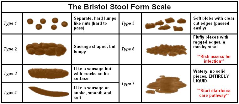 Appendix 1 Stool Chart NOTE: You must keep documenting the stool even after the diarrhoea stops