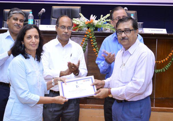 The participation certificates were distributed to all e participants during e concluding session. Mr.