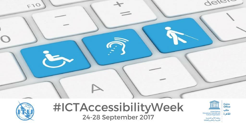 The objective of the week was to raise awareness and promote activities pertaining to ICT Accessibility in the Arab