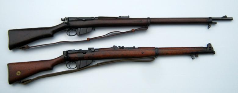 Top:.22 Short Rifle c1915 Bottom.22 SMLE Mk IV*c1923 During the period of World War II training of School Cadets continued with a roll of 17,000 and an injection of modern equipment in 1944.