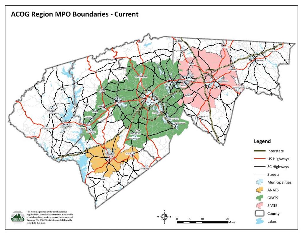 efforts in order to develop an integrated multimodal transportation system for the Appalachian Region and the State of South Carolina.
