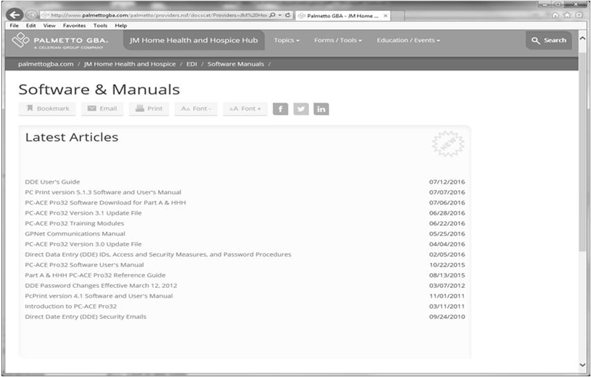 Updates to Manuals October 2016 53 Changes to GPNet Additional enhancements for security and speed Changed file names Affected both submitting files and
