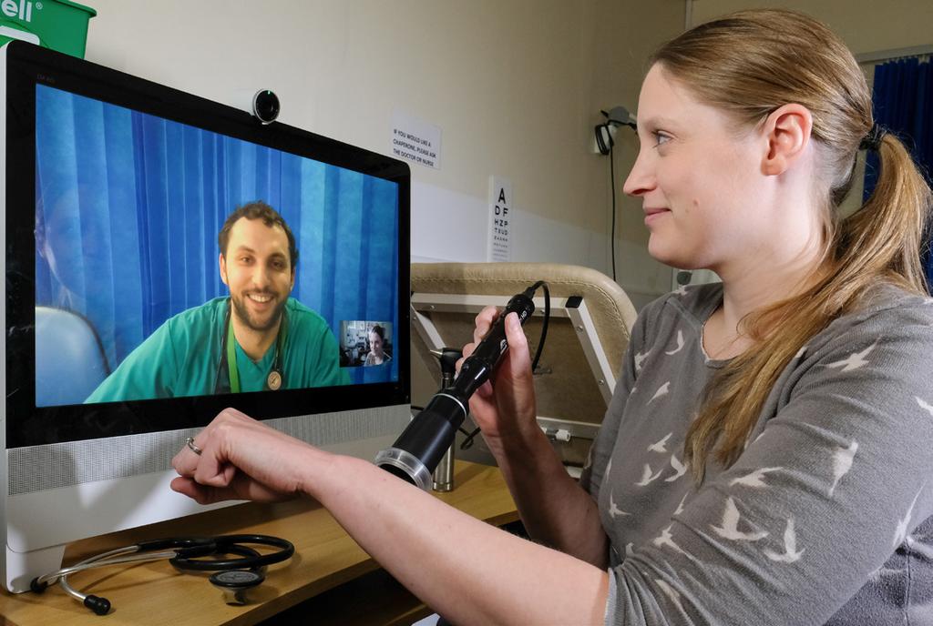 Trust Talk AUGUST 2016 heartofthecommunity Visionary new telehealth link in Millom Innovative technological developments are currently being piloted within Millom as part of Better Care Together and