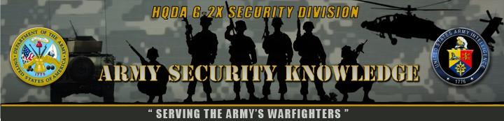 Director s Message Hello again Army Brethren, This is the second edition of our G-2 Security Newsletter. This newsletter presents many critical issues facing the Army security community today.