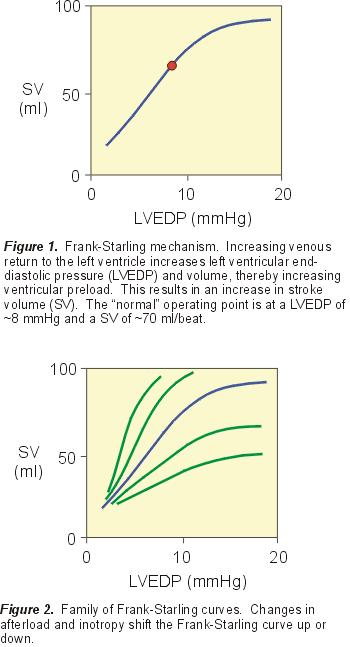 Optimize Cardiac Performance Fluid Bolus to define place on curve: Record Stroke Volume (SV) Give 250-500 NS bolus over
