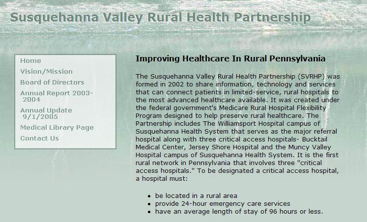 Susquehanna Valley Rural Health