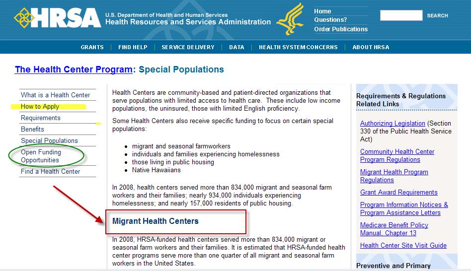 Special Populations http://bphc.