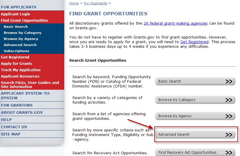 Find Grant Opportunities