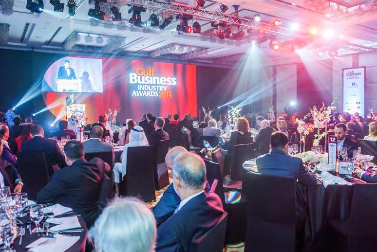 THE AWARDS THE AWARDS The Gulf Business Industry Awards cover a wide spectrum of economic sectors, from energy to real estate.