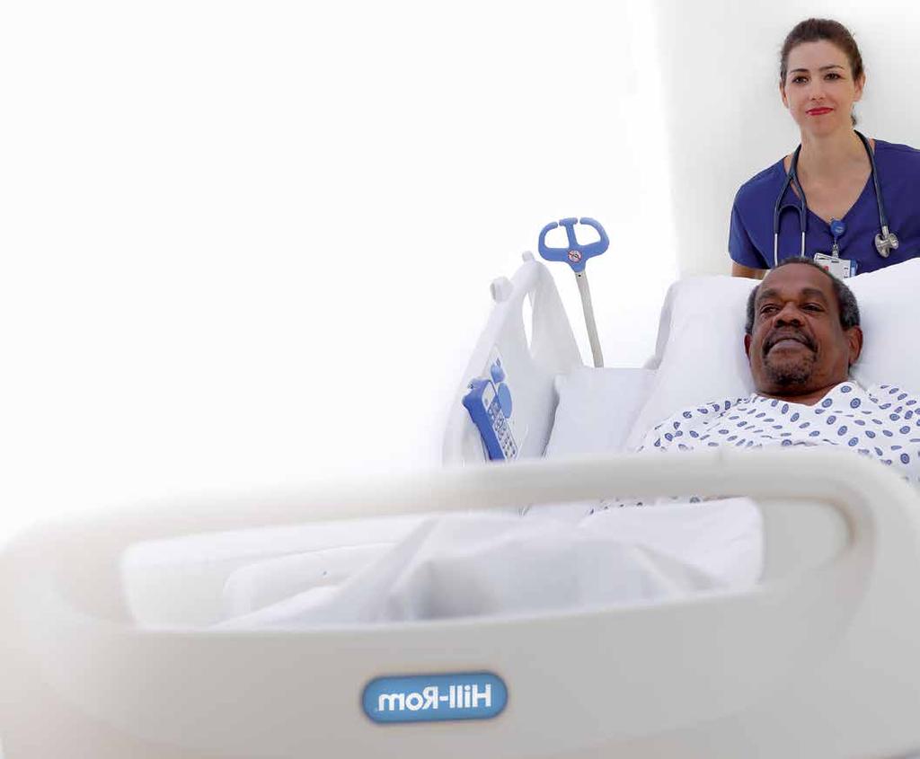 IMPROVING YOUR PATIENT'S SAFETY AND SATISFACTION WAS THE INSPIRATION FOR THE CENTRELLA SMART+ BED The Centrella Smart+ bed is purposefully designed to best address your primary concerns: