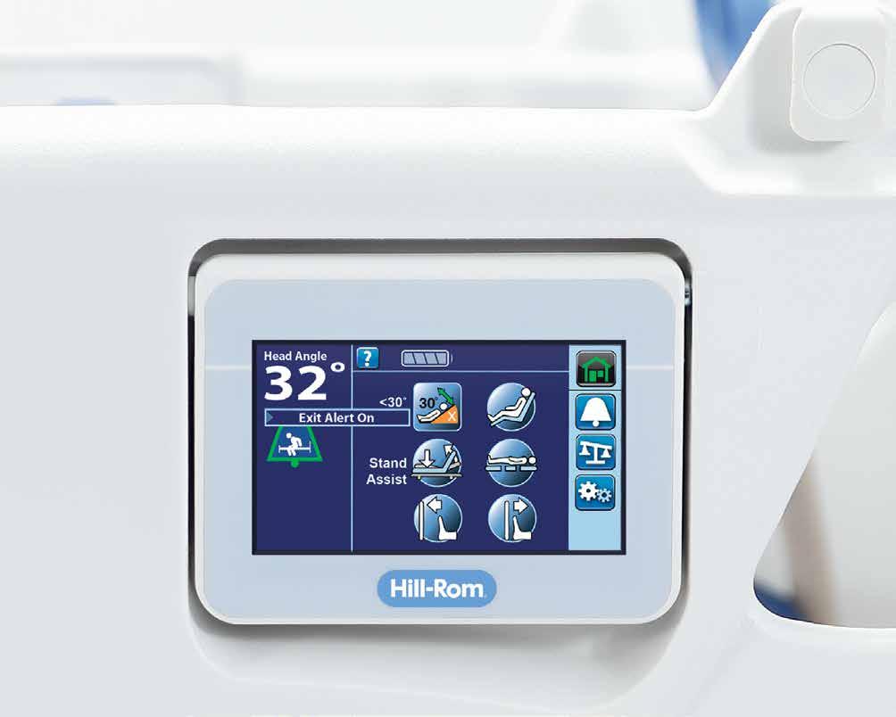 PREFERENCES SAFEVIEW + SYSTEM: MONITOR BED SAFETY STATUS FROM A DISTANCE Centrella Smart+ beds equipped with SafeView + System display the safety status for fall risk and non-fall risk patients by