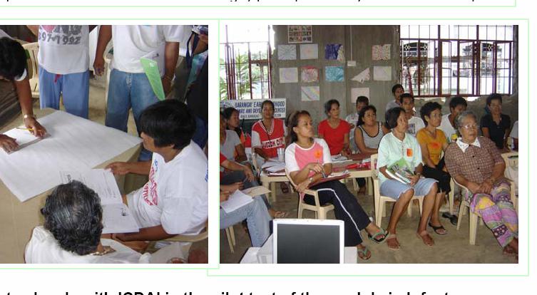 Community Disaster Preparedness and Response Activities (Organizing, Education and Trainings).