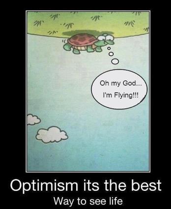 Optimism bias do you ever see this?