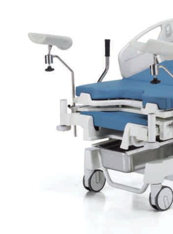OPTIMA OBSTETRIC BED With multiple functions for maximising comfort and individual care FEATuRES Designed for gynaecology and